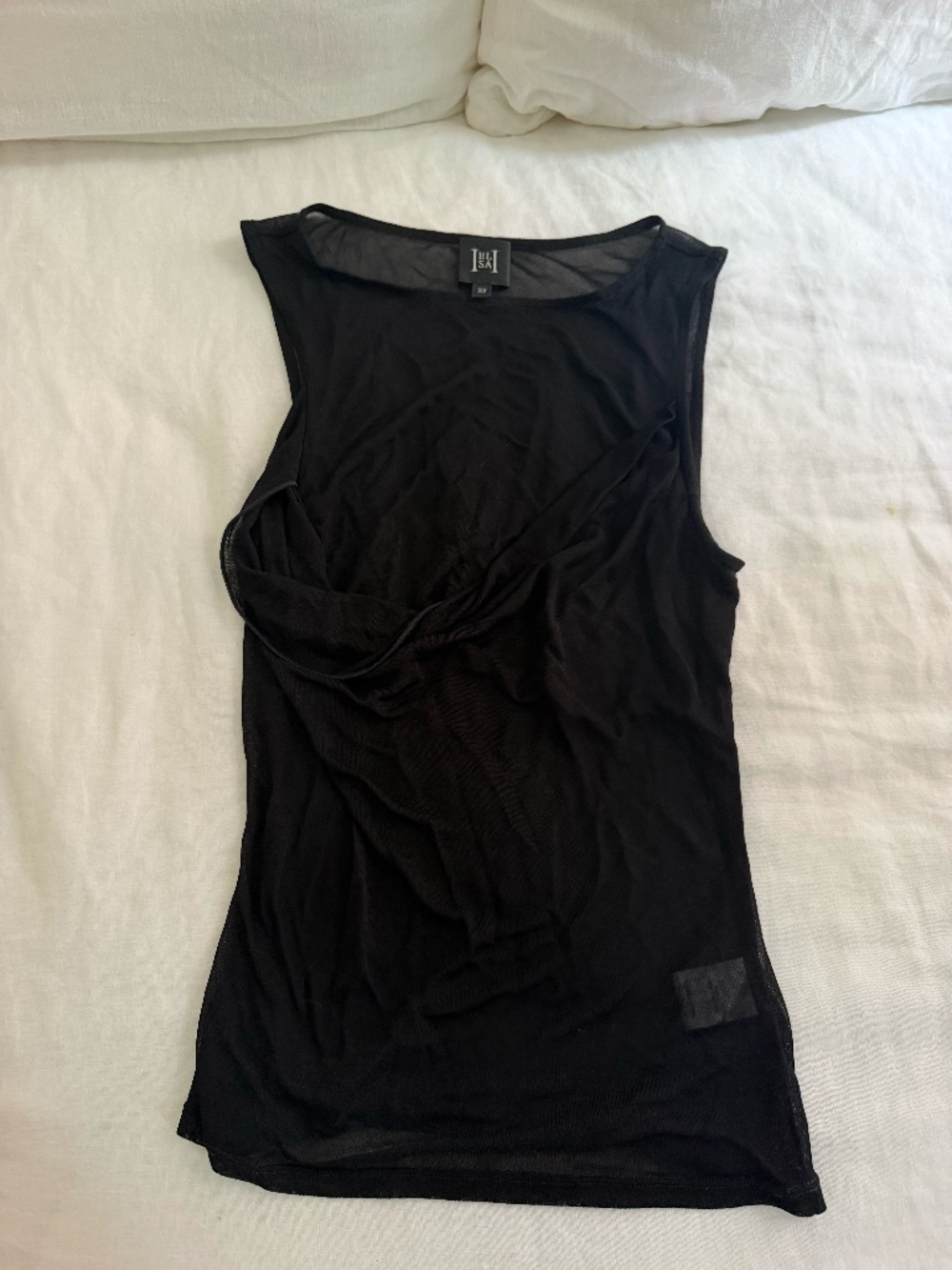 Helsa Sheer Mesh Tank top